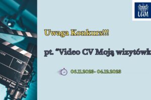 Konkurs Biura Karier UAM – stwórz video CV i wygraj nagrody